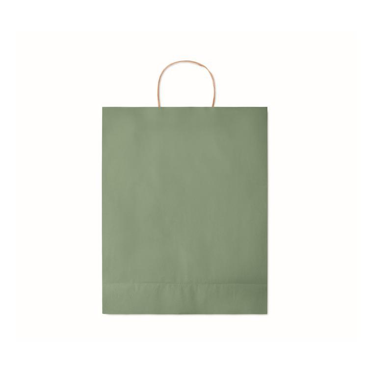 Pungă cadou mare din hârtie PAPER TONE L Verde