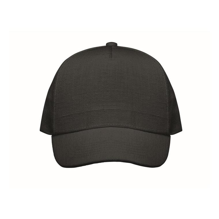 Șapcă baseball din cânepă NAIMA CAP Negru