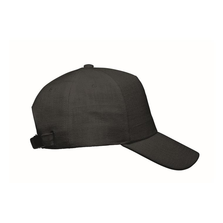Șapcă baseball din cânepă NAIMA CAP Negru
