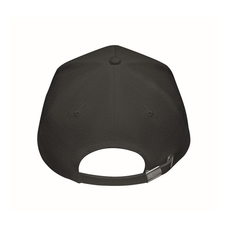 Șapcă baseball din cânepă NAIMA CAP Negru
