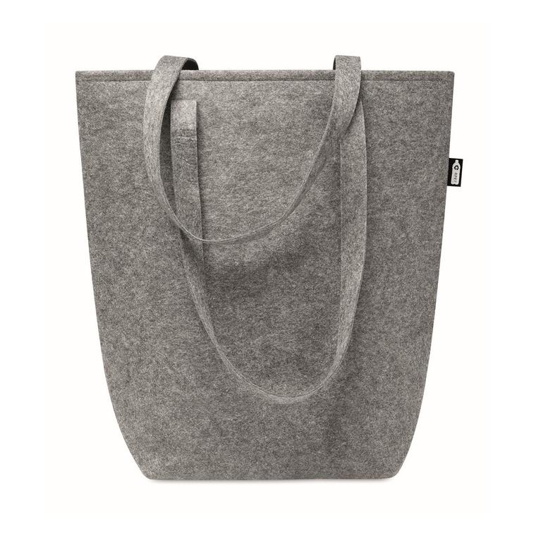 Geantă cumpărături fetru RPET TASLO Gri