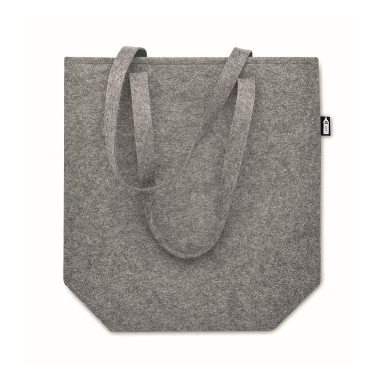 Geantă cumpărături fetru RPET TASLO Gri