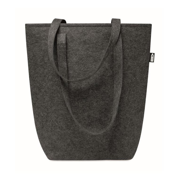 Geantă cumpărături fetru RPET TASLO Gri închis