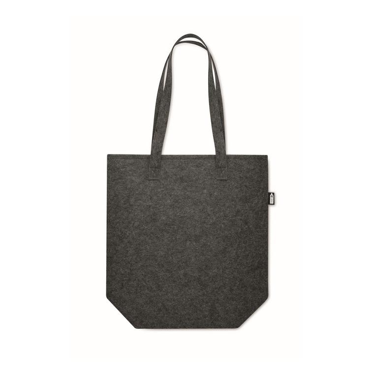 Geantă cumpărături fetru RPET TASLO Gri închis