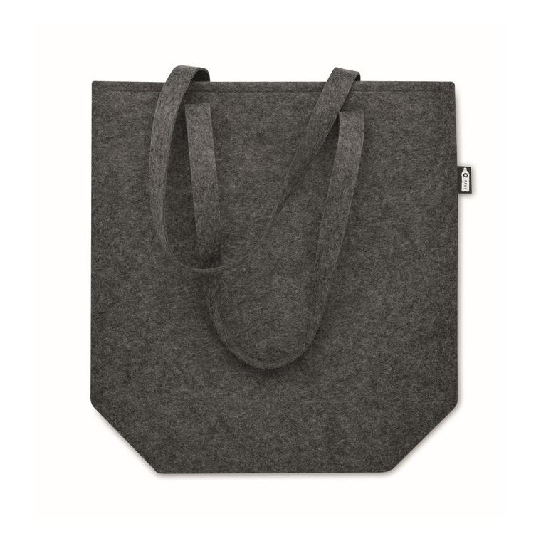 Geantă cumpărături fetru RPET TASLO Gri închis