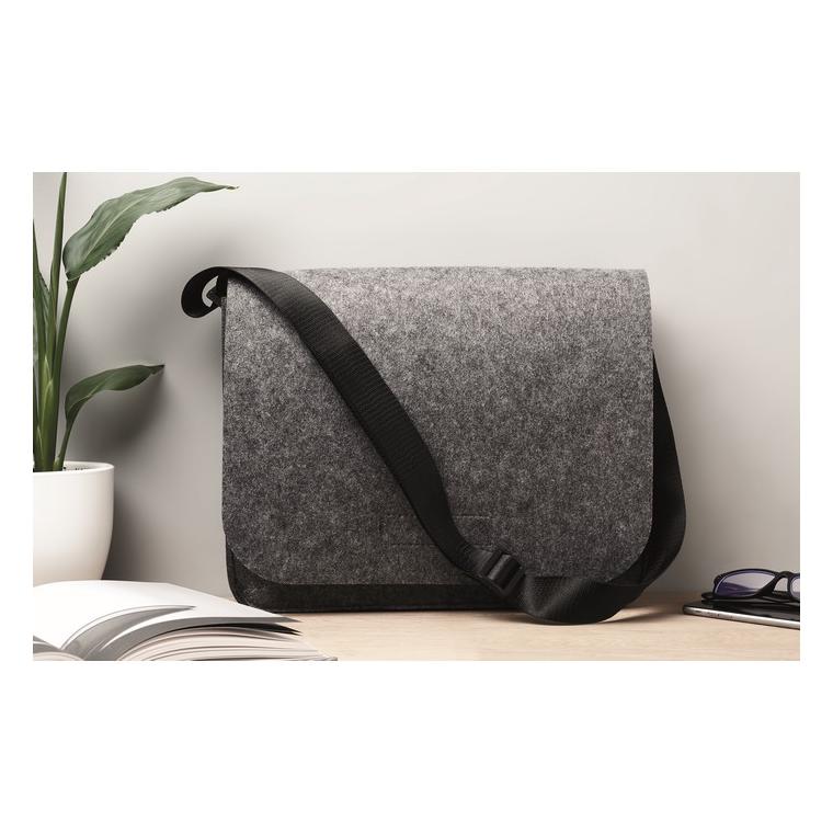 Geantă laptop fetru RPET BAGLO Gri