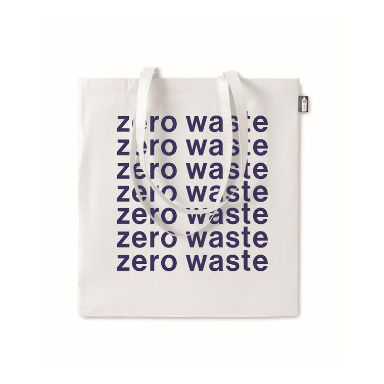 Sacoșă din RPET nețesut TOTE Alb