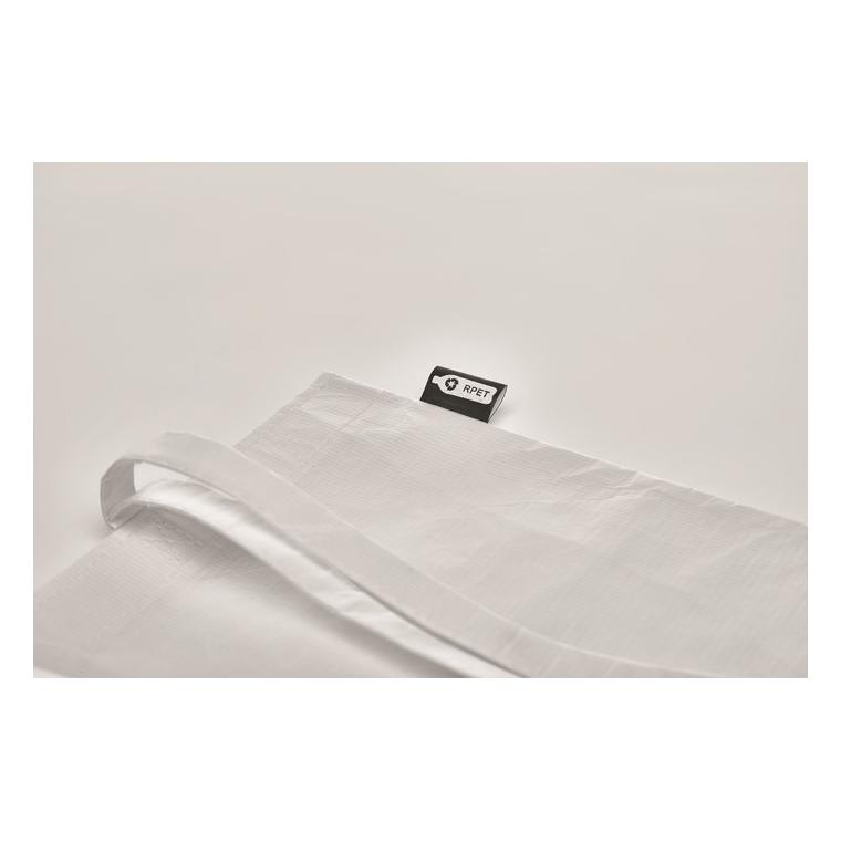 Sacoșă din RPET nețesut TOTE Alb