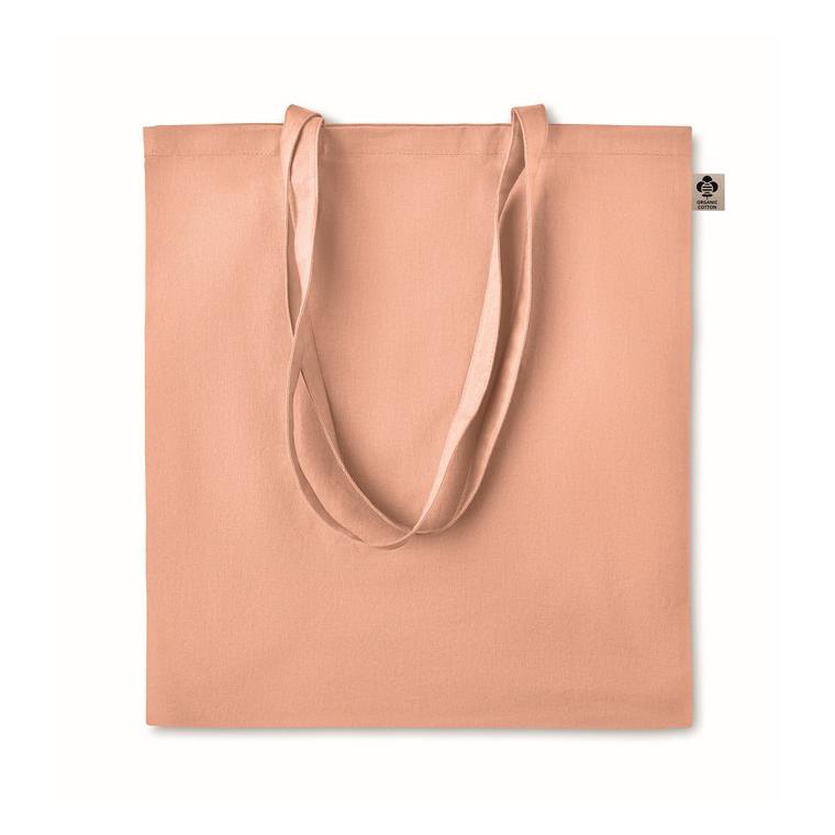 Sacoșă din bumbac organic ZIMDE COLOUR Portocaliu