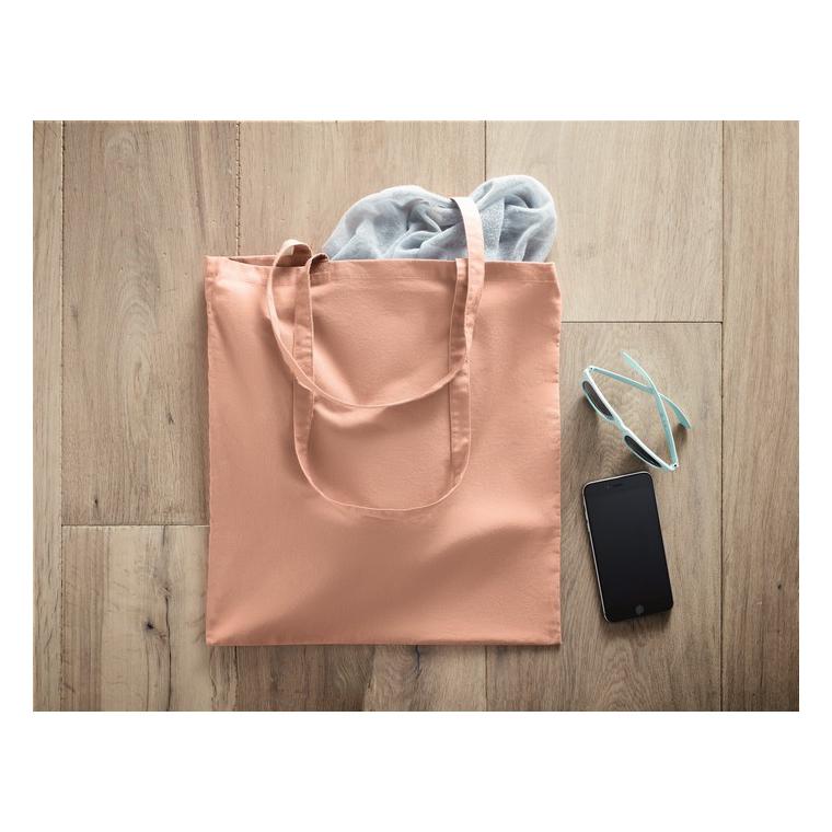 Sacoșă din bumbac organic ZIMDE COLOUR Portocaliu