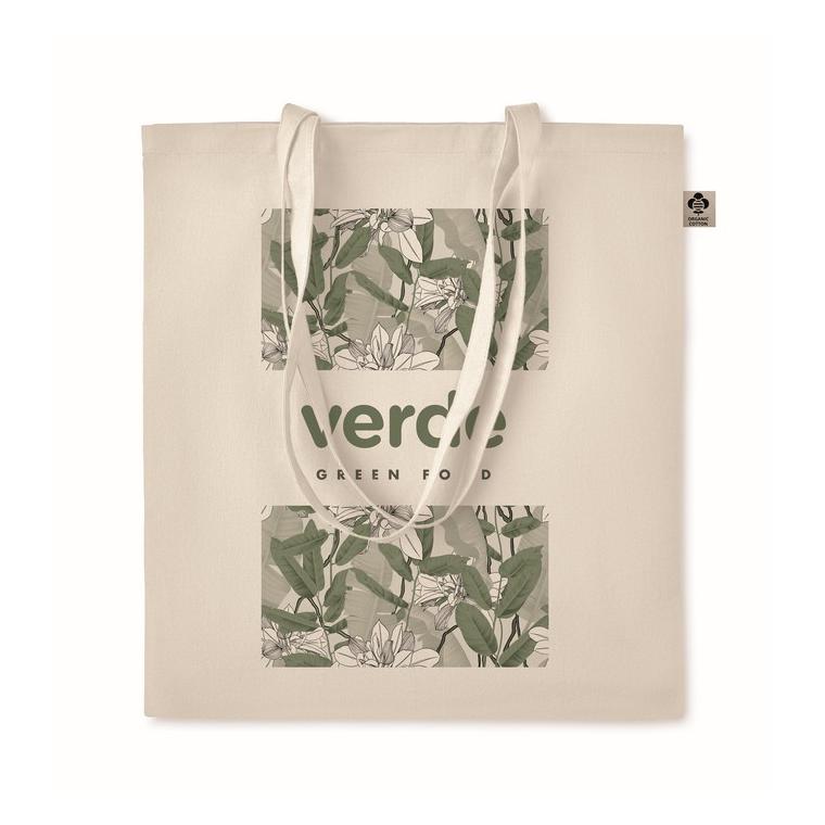 Sacoșă din bumbac organic ZIMDE Bej