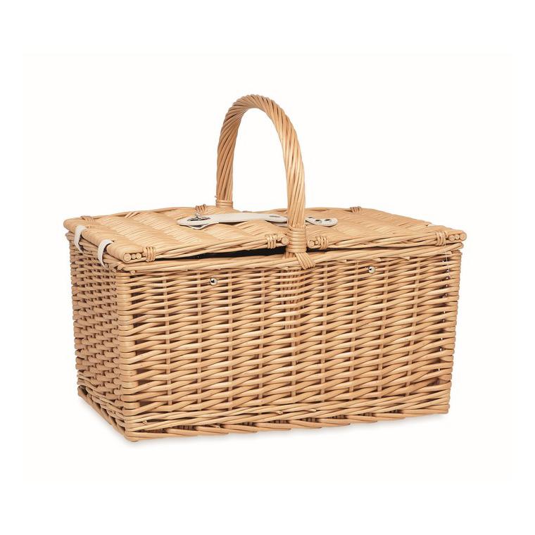 Coș picnic răchită 4 persoane MIMBRE PLUS Natur