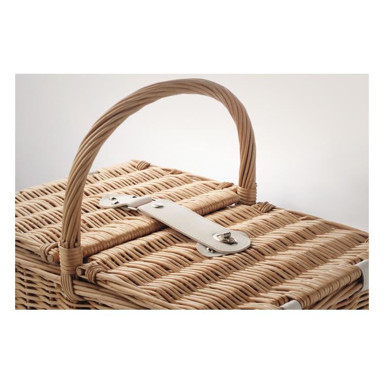 Coș picnic răchită 4 persoane MIMBRE PLUS Natur
