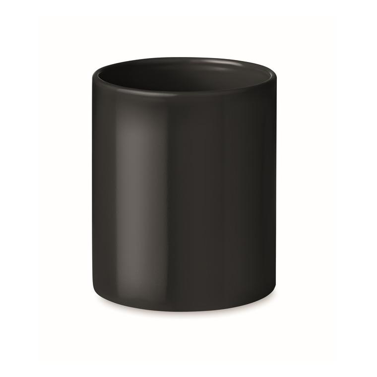 Cană ceramică colorată 300 ml DUBLIN TONE Negru