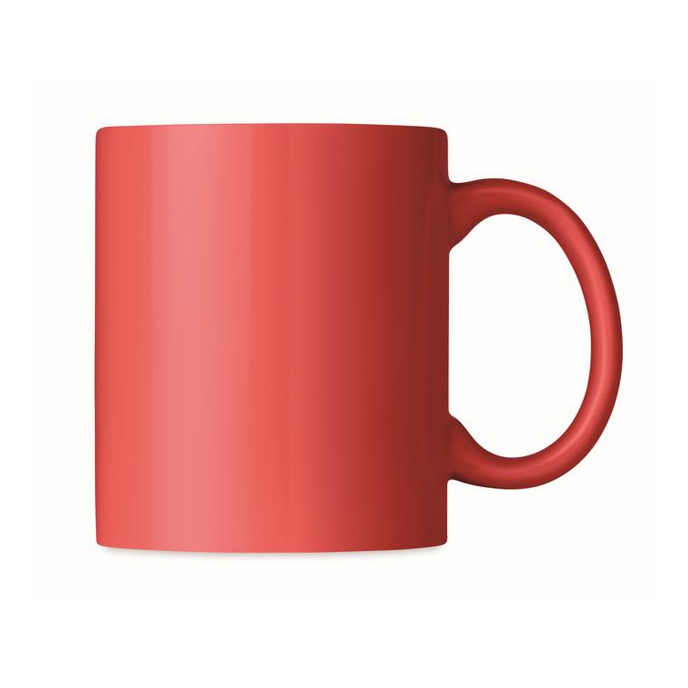 Cană ceramică colorată 300 ml DUBLIN TONE Roșu