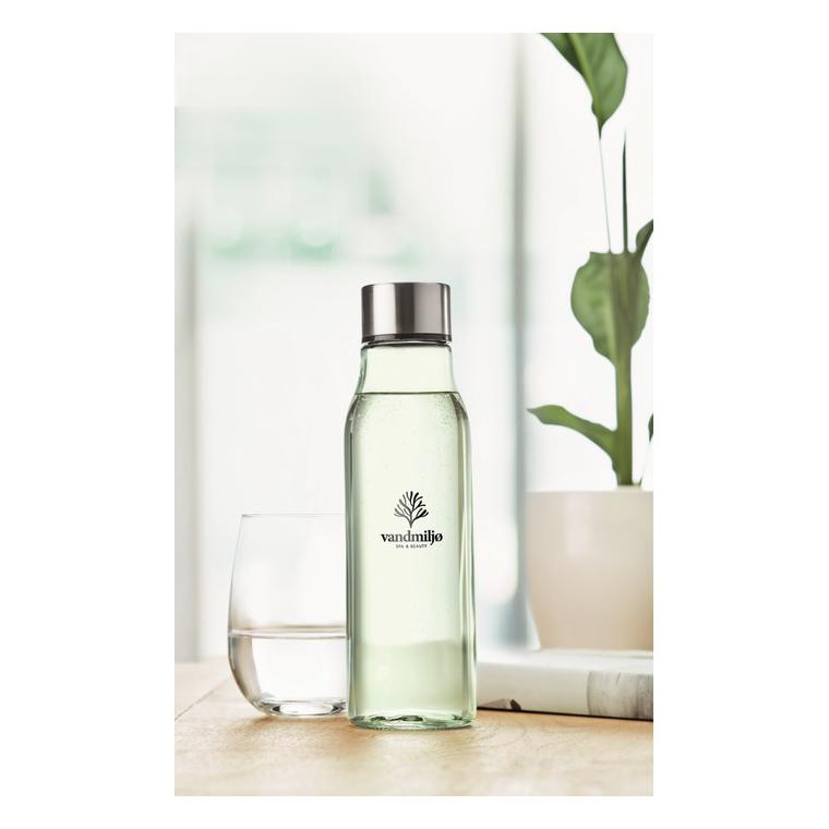 Recipient de băut,sticlă500 ml VENICE Verde transparent