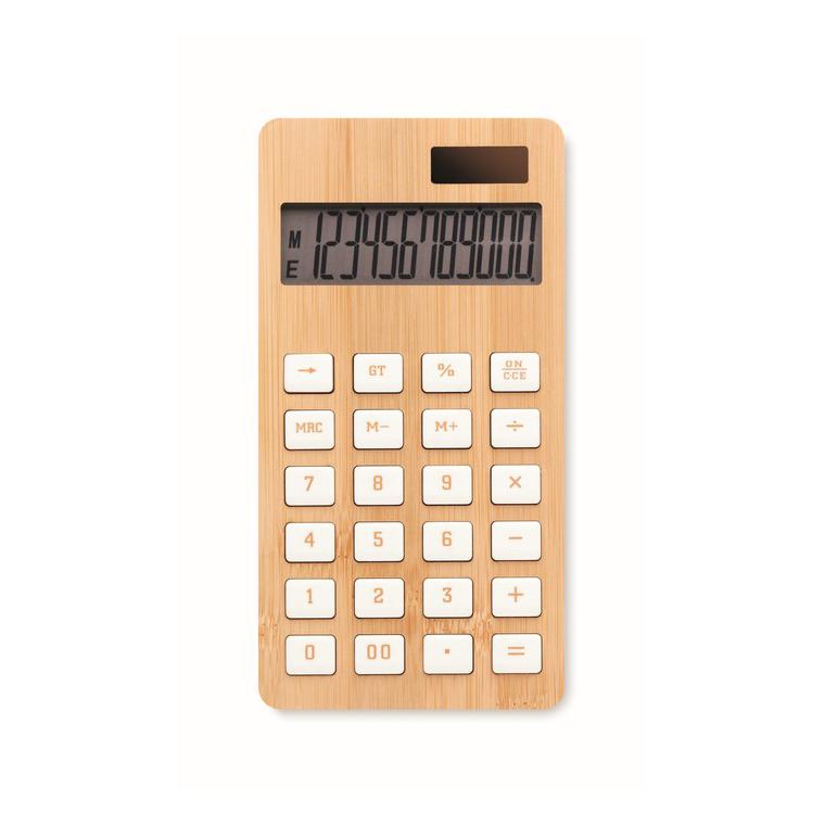 Calculator bambus cu 12 cifre CALCUBIM Natur