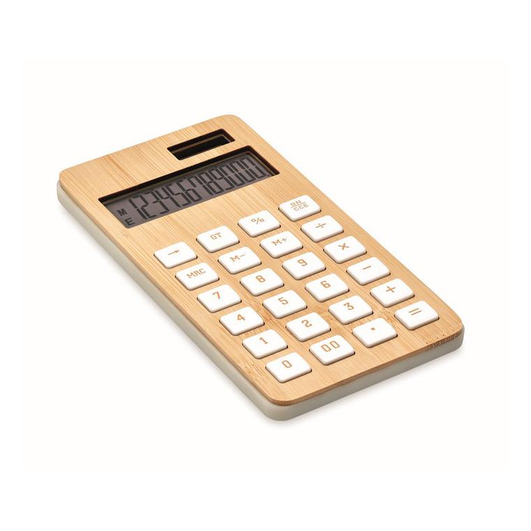 Calculator bambus cu 12 cifre CALCUBIM Natur