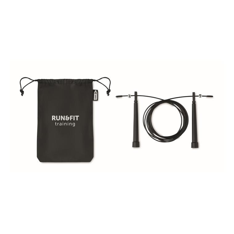 Coardă pentru sărituri rapide SNEL Negru