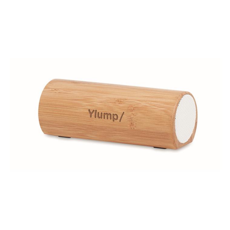 Boxă wireless din bambus 2x5W SPEAKBOX Natur