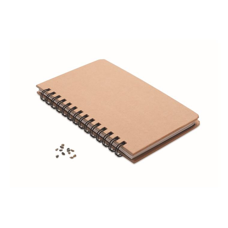 Caiet cu semințe pin GROWNOTEBOOK™ Bej