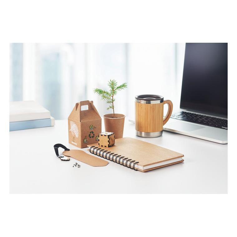 Caiet cu semințe pin GROWNOTEBOOK™ Bej