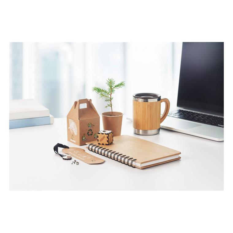 Caiet cu semințe pin GROWNOTEBOOK™ Bej