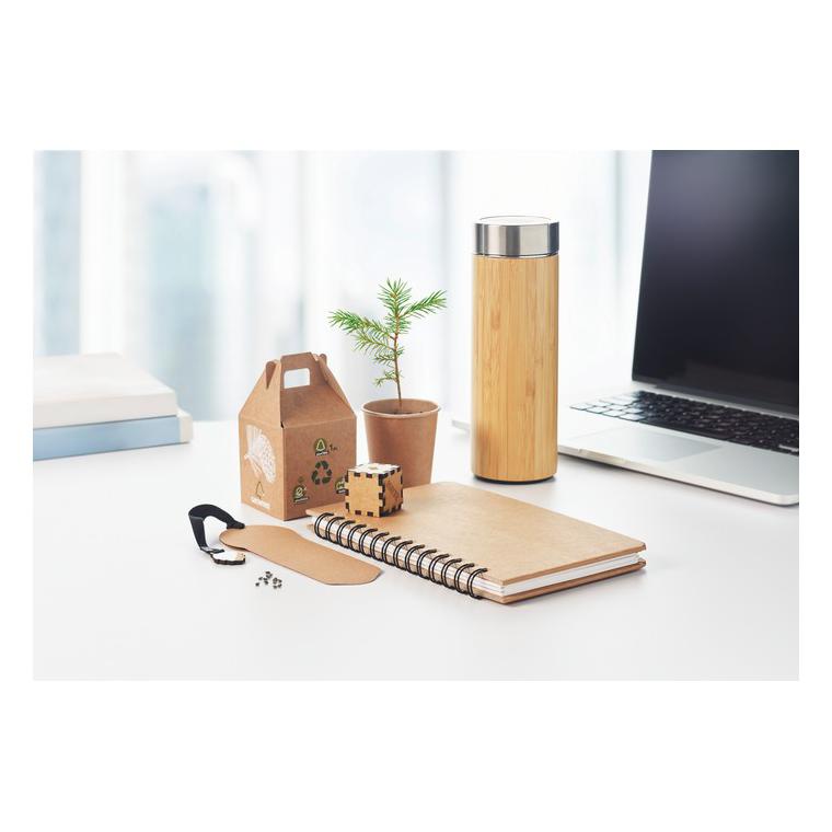 Caiet cu semințe pin GROWNOTEBOOK™ Bej