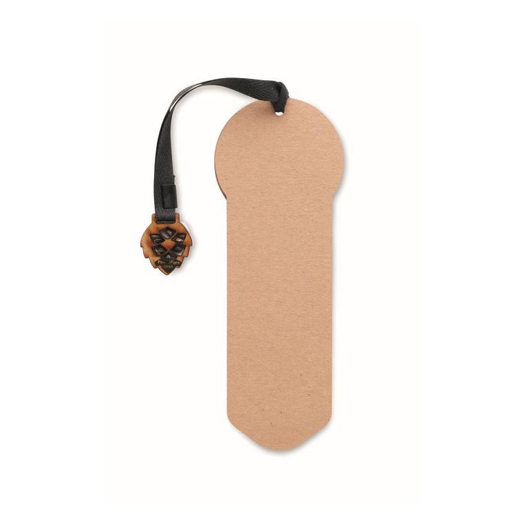 Semn de carte cu semințe pin GROWBOOKMARK™ Bej