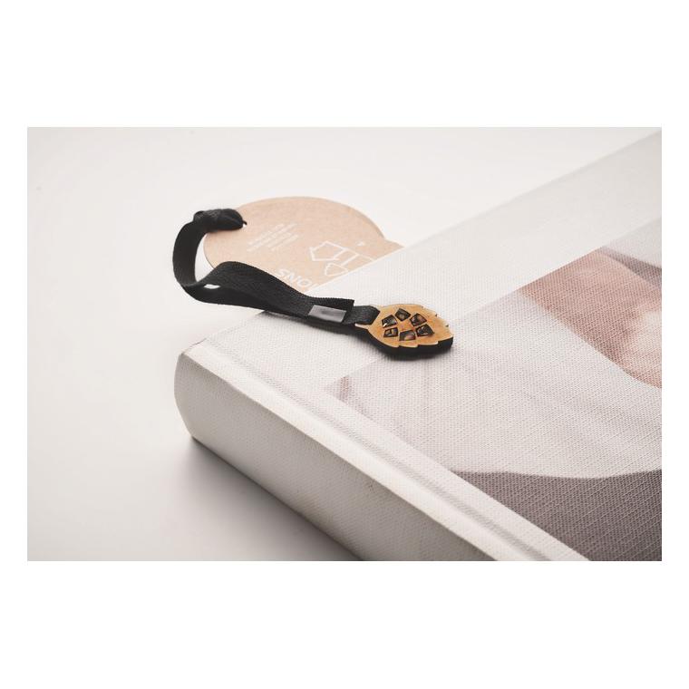 Semn de carte cu semințe pin GROWBOOKMARK™ Bej