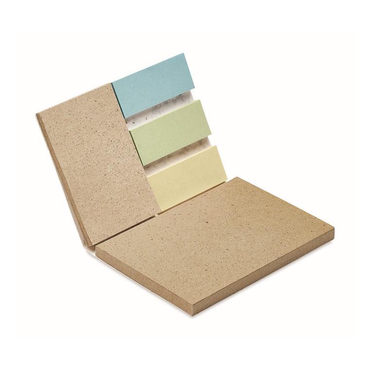 Set Bloc Memo cu semințe iarbă GROW ME Alb