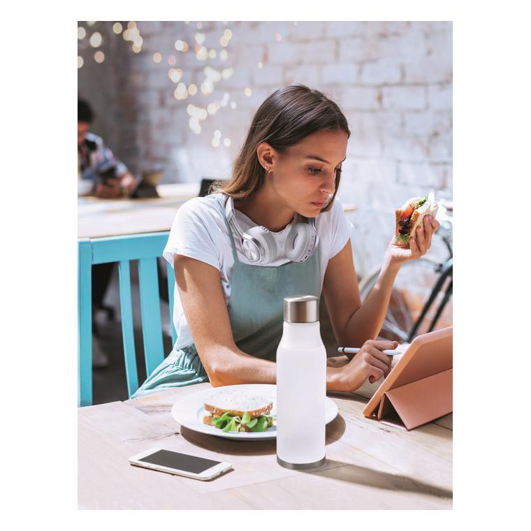 Sticlă RPET de 600ml GLACIER RPET Alb transparent