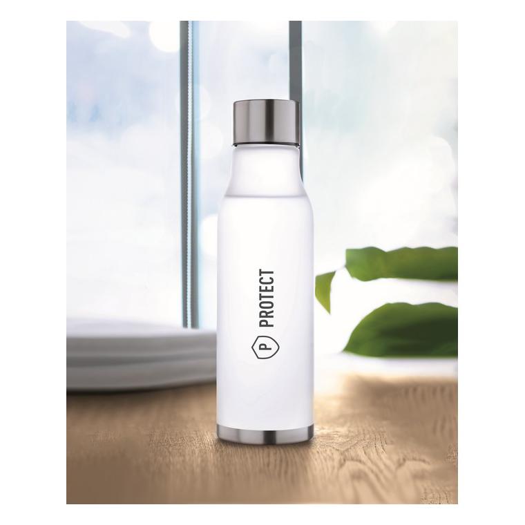 Sticlă RPET de 600ml GLACIER RPET Alb transparent