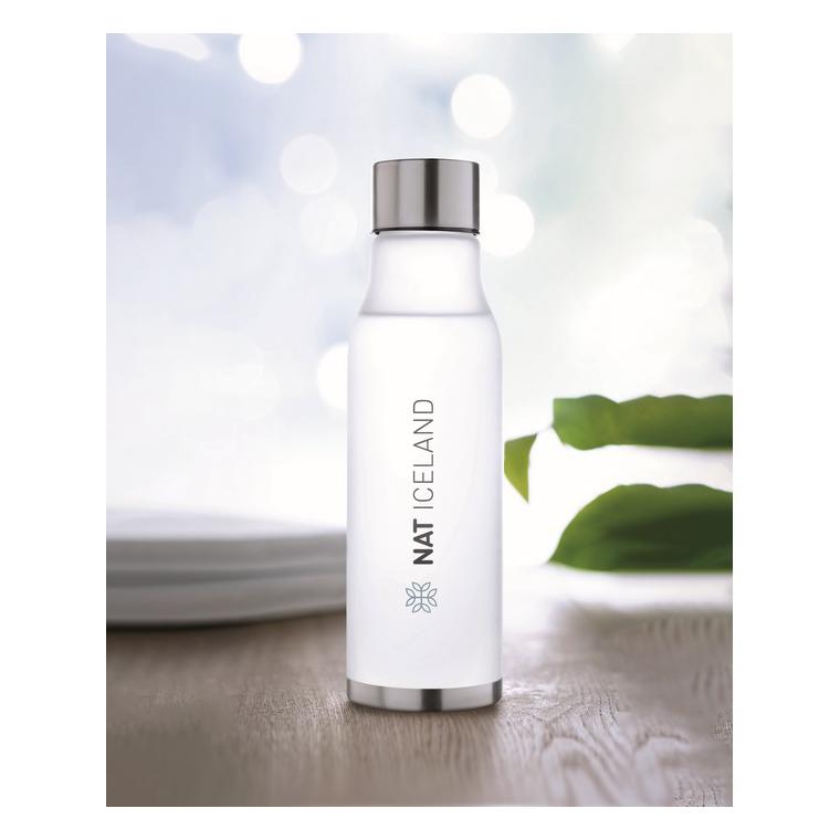 Sticlă RPET de 600ml GLACIER RPET Alb transparent