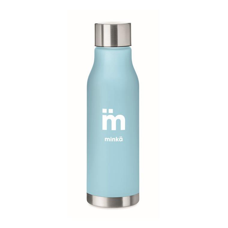 Sticlă RPET de 600ml GLACIER RPET Albastru deschis transparent