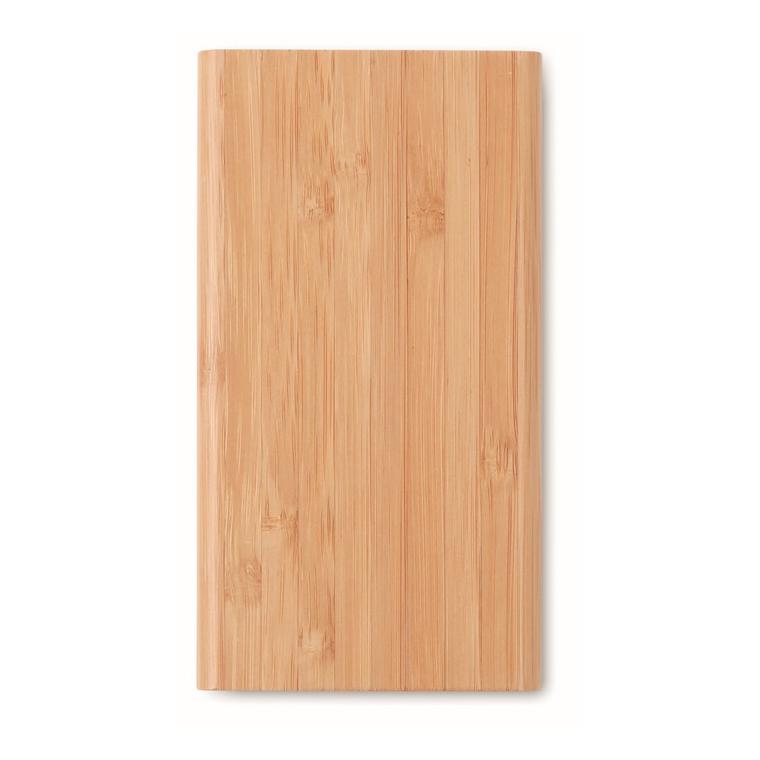 Wireless powerbank în bambus ARENA Natur