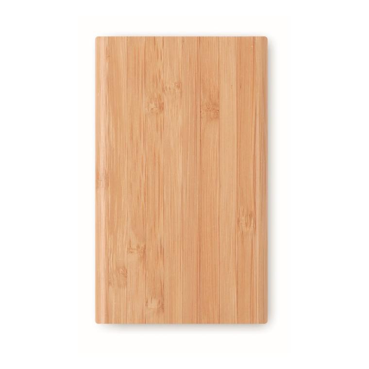 Powerbank 4000 mAh în bambus ARENAPOWER Natur