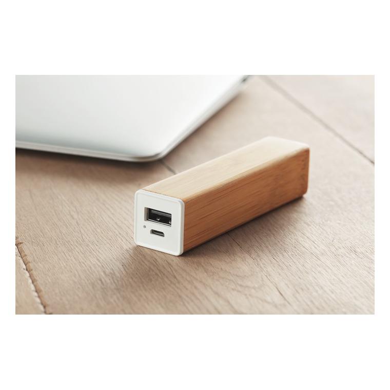 Acumulator bambus de 2200mAh POWERBAM Natur