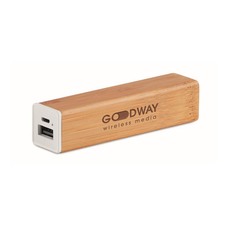 Acumulator bambus de 2200mAh POWERBAM Natur