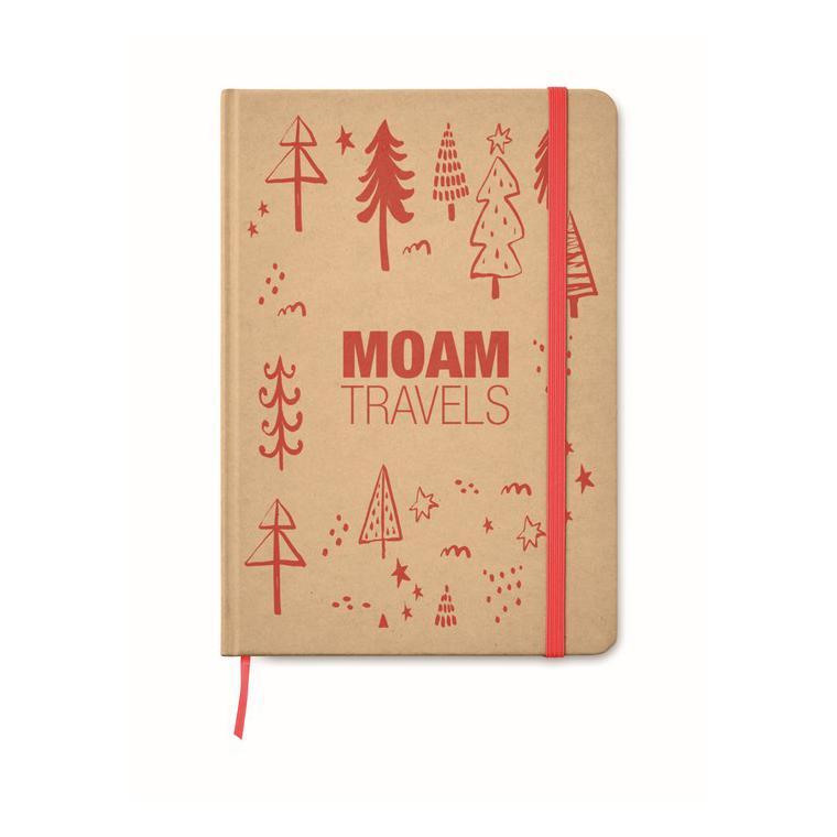 Notes A5 din carton reciclat EVERWRITE Roșu