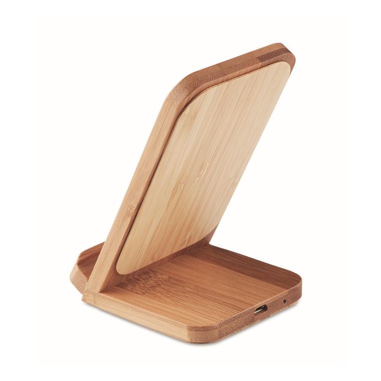 Stand bambus încărcare wireles WIRESTAND Natur