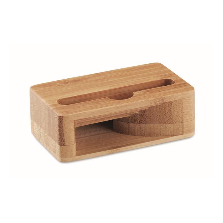 Suport/amplificator din bambus CARACOL Natur