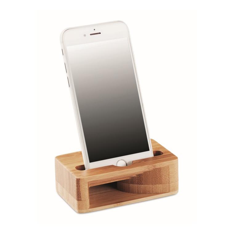 Suport/amplificator din bambus CARACOL Natur