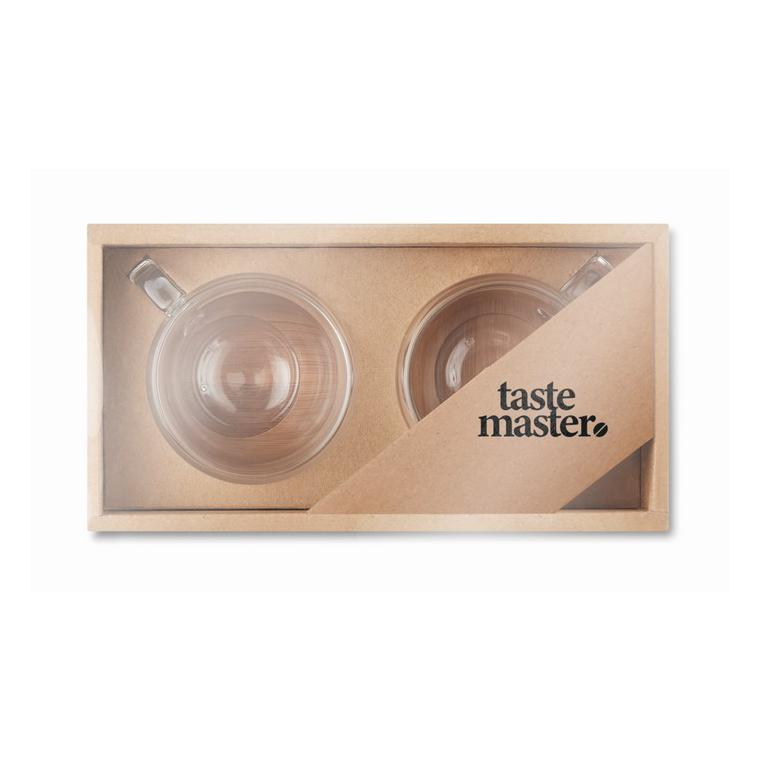 2 pahare expresso perete dublu BELIZE Transparent