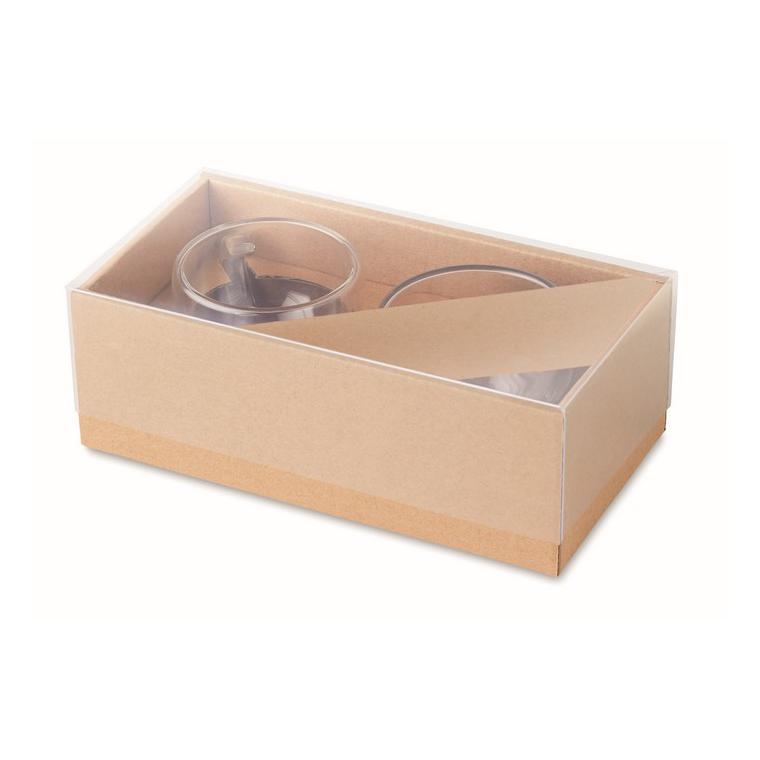 2 pahare expresso perete dublu BELIZE Transparent