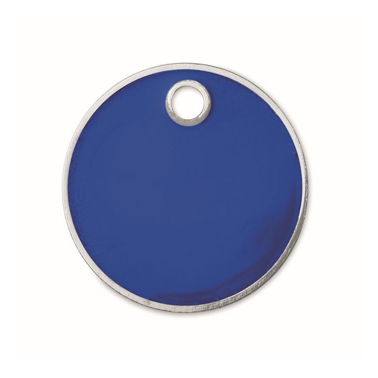 Breloc cu jeton (€uro token) TOKENRING Albastru regal