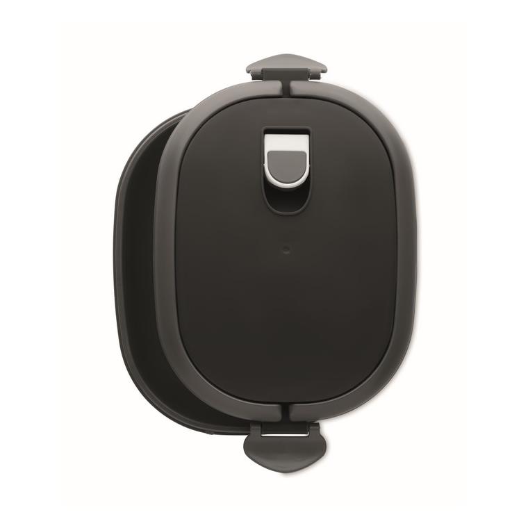 Cutie prânz PP, capac etanș LUX LUNCH Negru