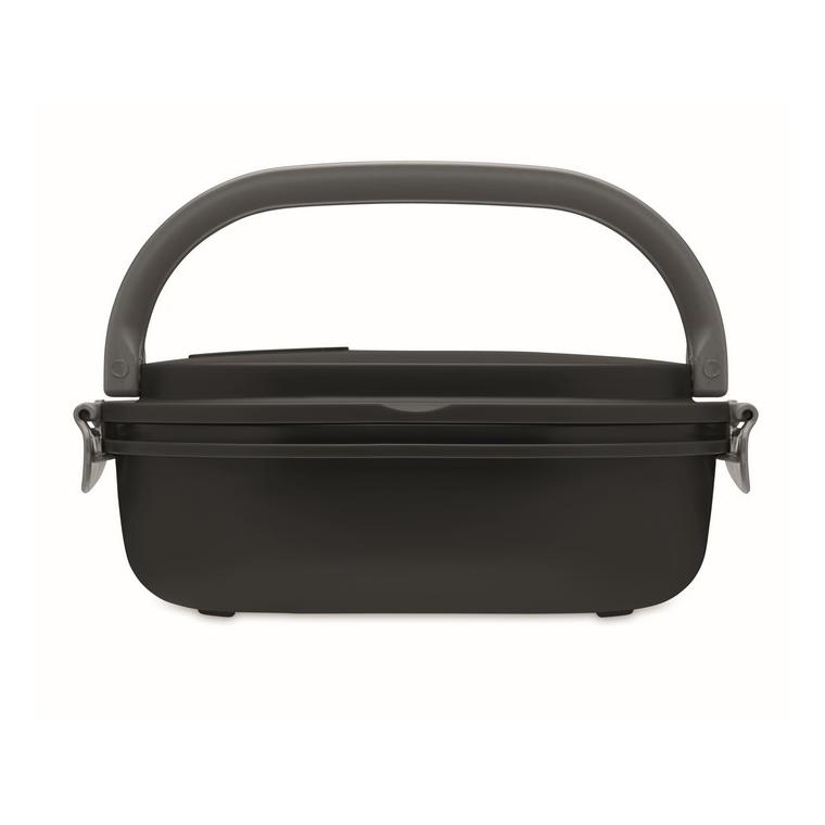 Cutie prânz PP, capac etanș LUX LUNCH Negru