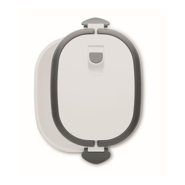 Cutie prânz PP, capac etanș LUX LUNCH Alb