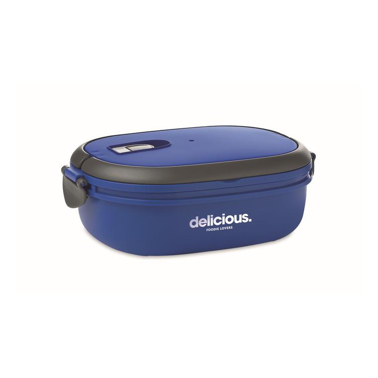 Cutie prânz PP, capac etanș LUX LUNCH Albastru regal